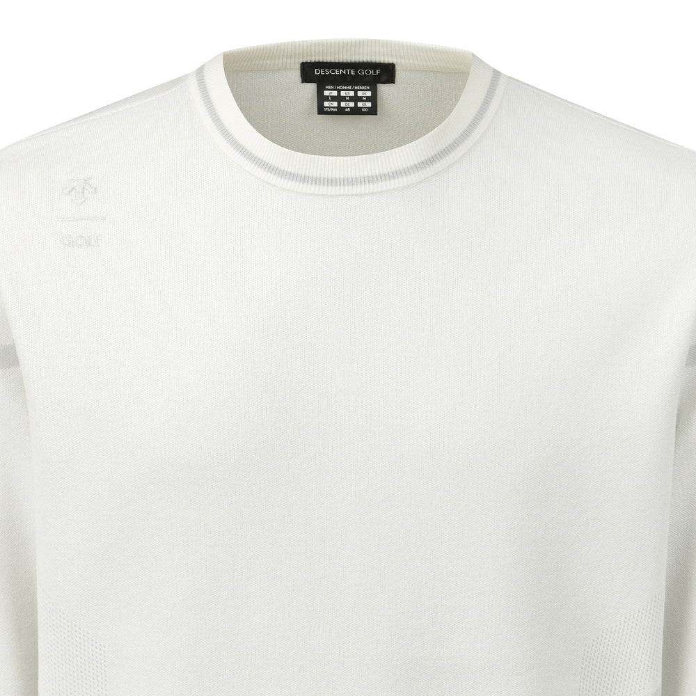 SOLID SINGLE-LAYERED ROUND SWEATER 男士 高爾夫針織衫