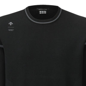 SOLID SINGLE-LAYERED ROUND SWEATER 男士 高爾夫針織衫