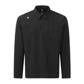 PREMIUM WOVEN Y-COLLARED LONG-SLEEVED T-SHIRT 男士 高爾夫上衣
