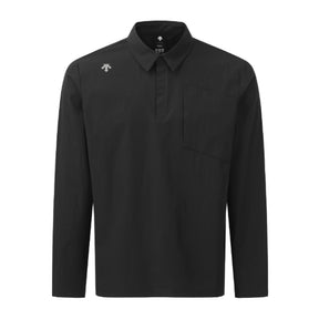 PREMIUM WOVEN Y-COLLARED LONG-SLEEVED T-SHIRT 男士 高爾夫上衣