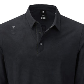 ALL-OVER PATTERNED  Y-COLLARED LONG-SLEEVED T-SHIRT 男士 高爾夫POLO衫