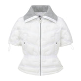 SHORT-SLEEVED TUBE-DOWN JUMPER 女士 高爾夫羽絨短袖外套