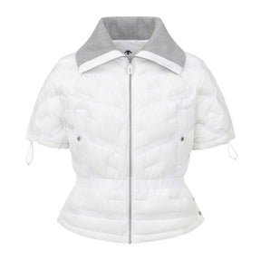 SHORT-SLEEVED TUBE-DOWN JUMPER 女士 高爾夫羽絨短袖外套