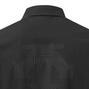 PREMIUM WOVEN Y-COLLARED SHORT-SLEEVED POLO 男士 高爾夫POLO衫