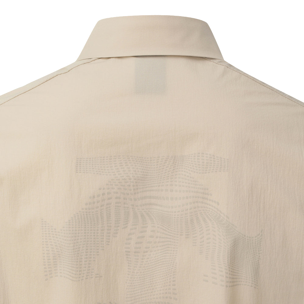 PREMIUM WOVEN Y-COLLARED SHORT-SLEEVED POLO 男士 高爾夫POLO衫