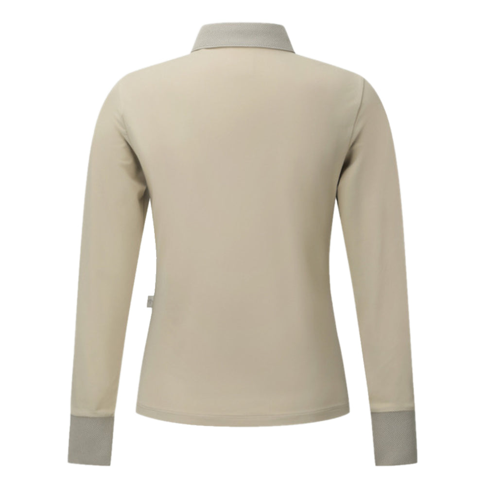 KNIT COLLARED FLEECED T-SHIRT 女士 高爾夫POLO衫