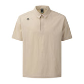 PREMIUM WOVEN Y-COLLARED SHORT-SLEEVED POLO 男士 高爾夫POLO衫