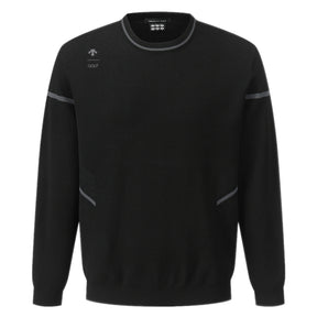 SOLID SINGLE-LAYERED ROUND SWEATER 男士 高爾夫針織衫
