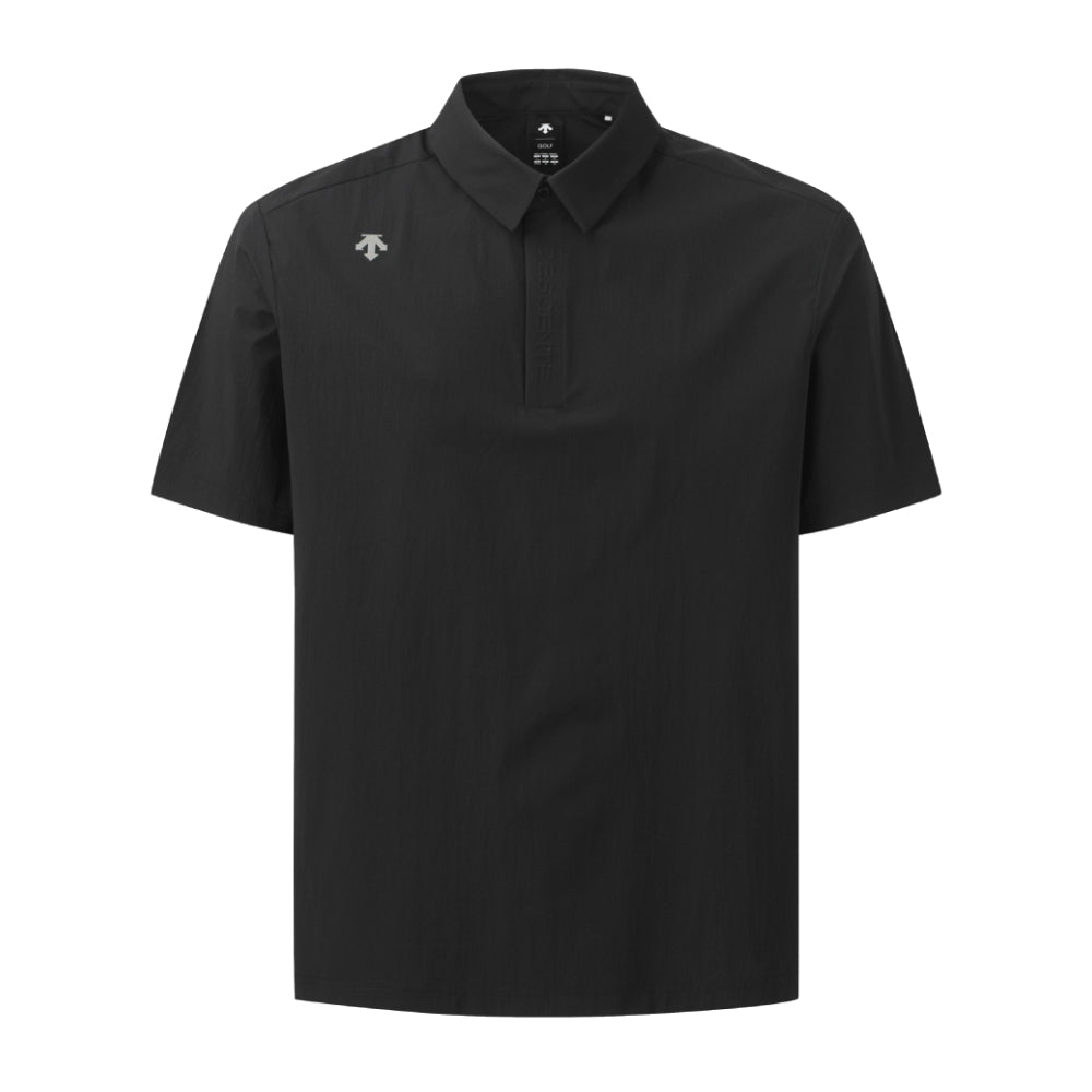 PREMIUM WOVEN Y-COLLARED SHORT-SLEEVED POLO 男士 高爾夫POLO衫