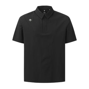 PREMIUM WOVEN Y-COLLARED SHORT-SLEEVED POLO 男士 高爾夫POLO衫