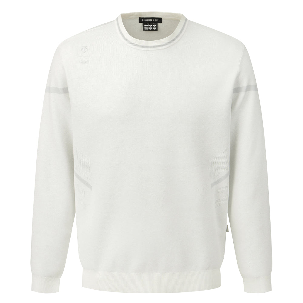 SOLID SINGLE-LAYERED ROUND SWEATER 男士 高爾夫針織衫