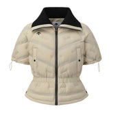 SHORT-SLEEVED TUBE-DOWN JUMPER 女士 高爾夫羽絨短袖外套