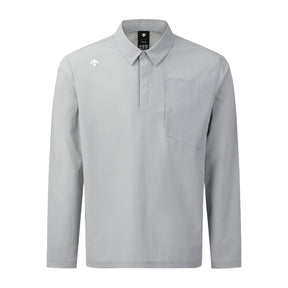 PREMIUM WOVEN Y-COLLARED LONG-SLEEVED T-SHIRT 男士 高爾夫上衣
