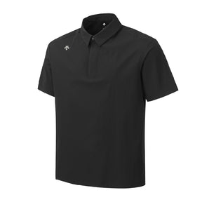 PREMIUM WOVEN Y-COLLARED SHORT-SLEEVED POLO 男士 高爾夫POLO衫