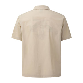 PREMIUM WOVEN Y-COLLARED SHORT-SLEEVED POLO 男士 高爾夫POLO衫