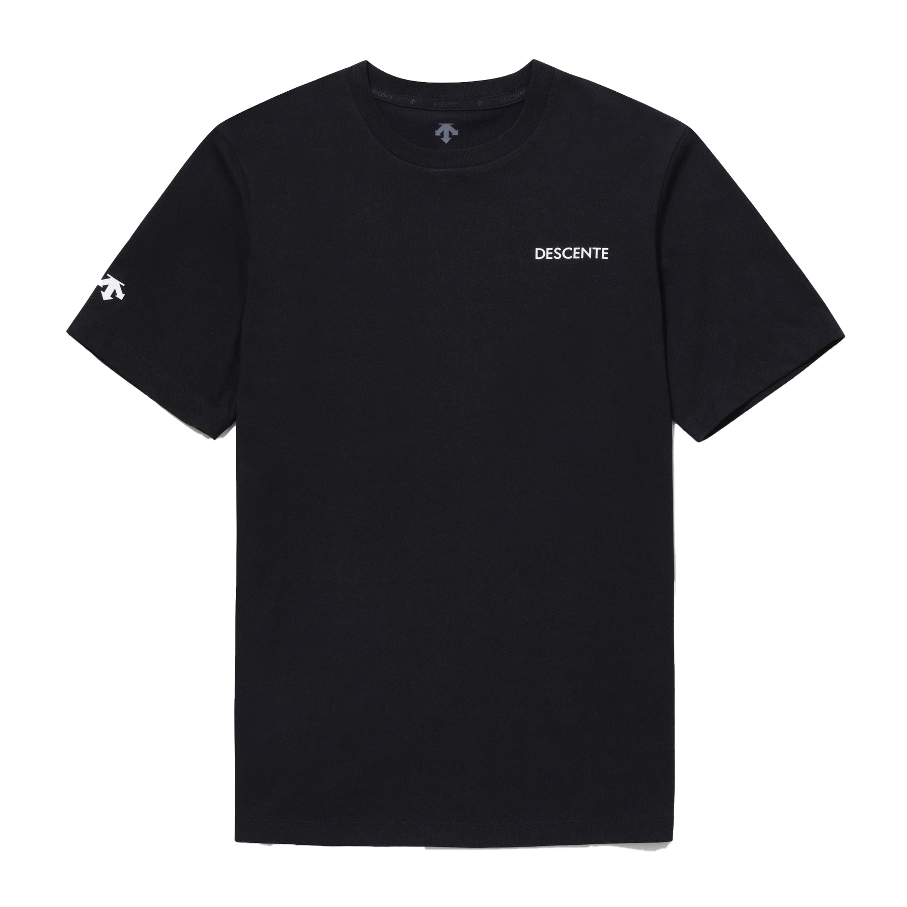 ESSENCIAL SMALL WORDING COTTON SHORT SLEEVE T-SHIRTS 女士 運動上衣