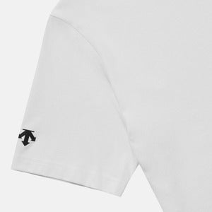 ESSENCIAL SMALL WORDING COTTON SHORT SLEEVE T-SHIRTS 女士 運動上衣