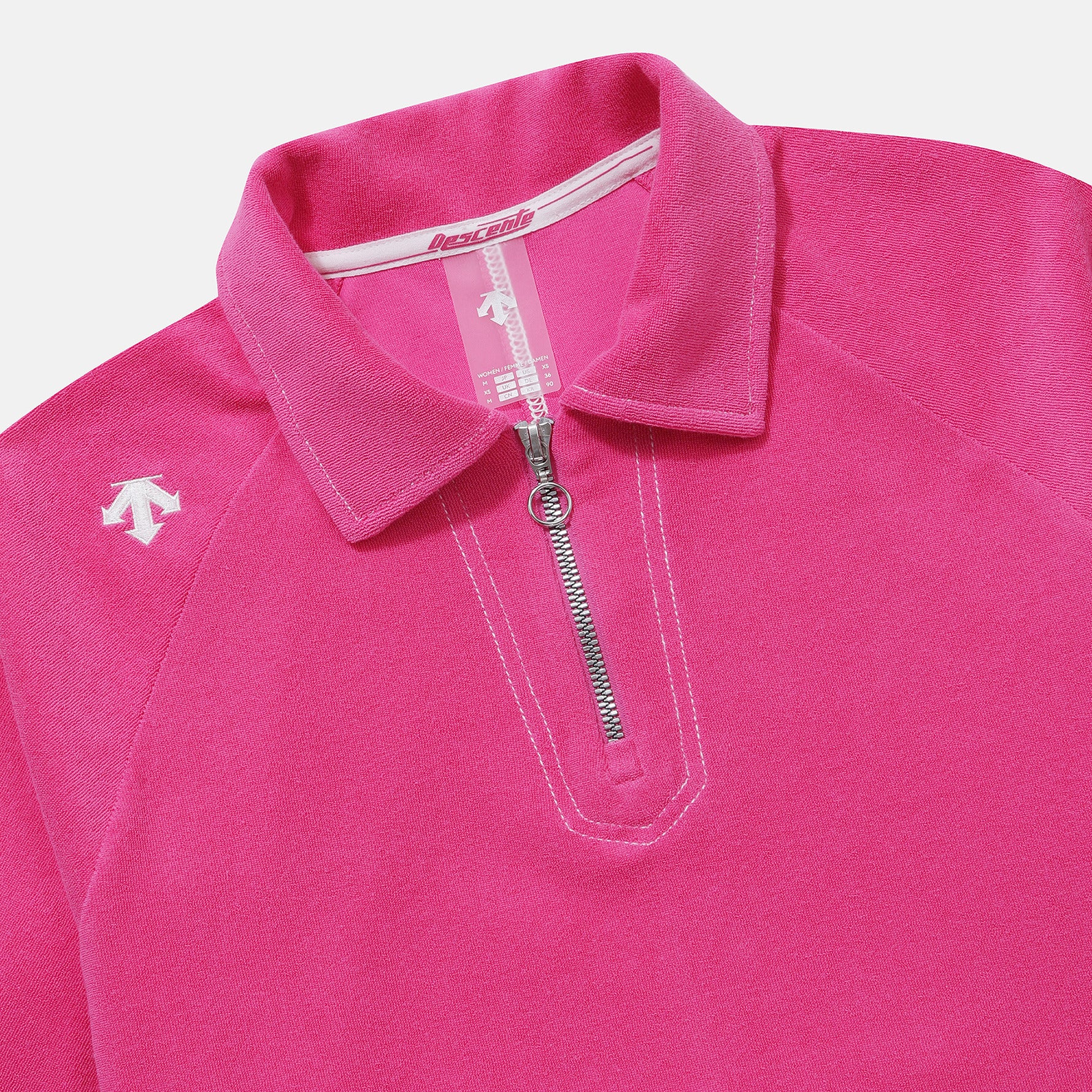 WOMENS COMFORT FIT OPEN COLLAR TERRY POLO 女士 運動上衣