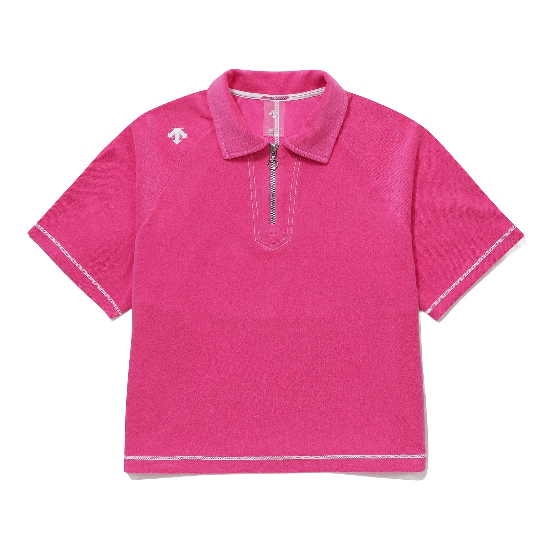 WOMENS COMFORT FIT OPEN COLLAR TERRY POLO 女士 運動上衣