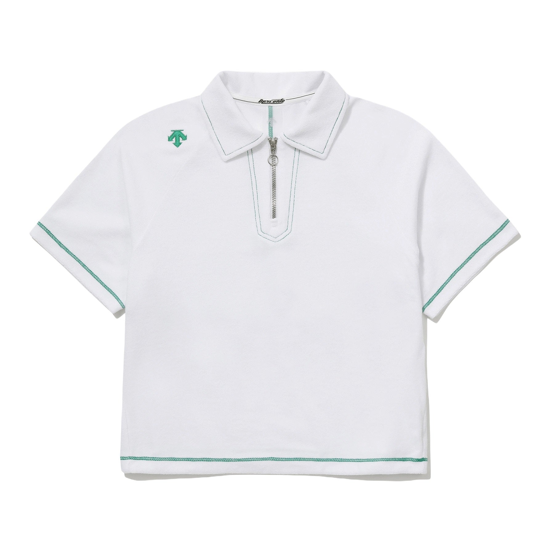 WOMENS COMFORT FIT OPEN COLLAR TERRY POLO 女士 運動上衣