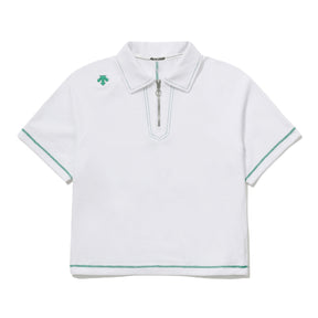 WOMENS COMFORT FIT OPEN COLLAR TERRY POLO 女士 運動上衣