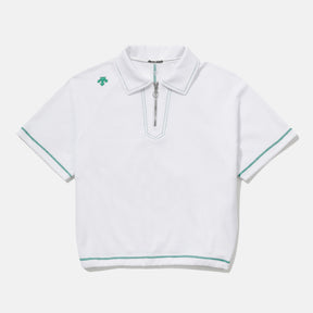 WOMENS COMFORT FIT OPEN COLLAR TERRY POLO 女士 運動上衣