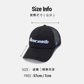 SUMMER GRAPHIC MESH TRUCKER  中性 夏季網狀運動帽