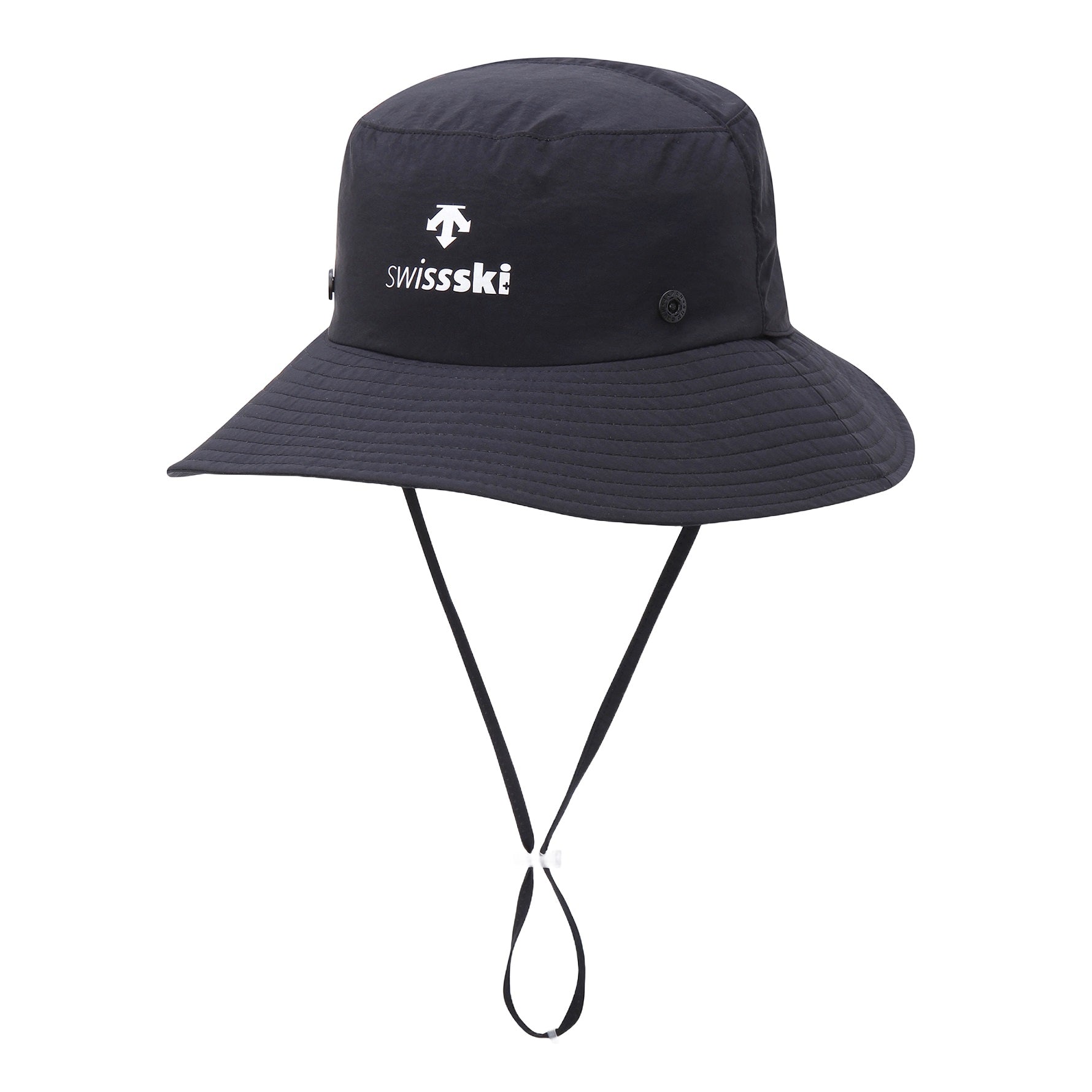 SUMMER SWISS SKITEAM HALF REVERSE BUCKET HAT 中性 夏季網狀漁夫帽