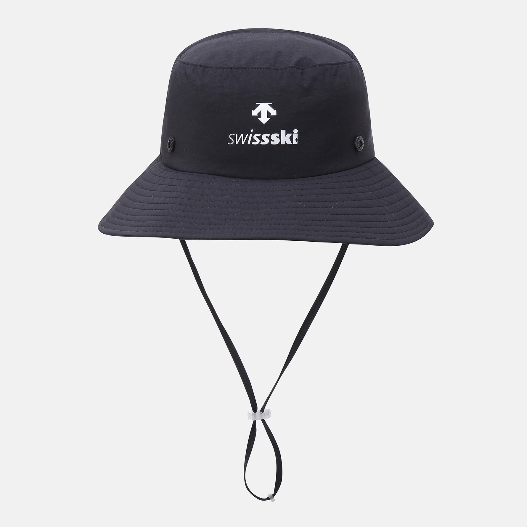 SUMMER SWISS SKITEAM HALF REVERSE BUCKET HAT 中性 夏季網狀漁夫帽