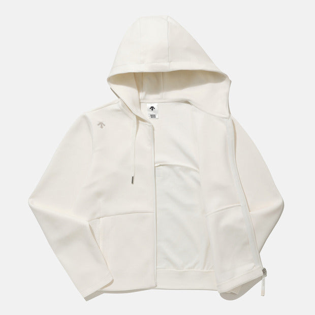 WOMENS COTTON MODAL TRAINING HOODED ZIP-UP 女士 運動外套