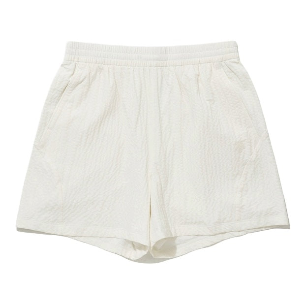 WOMENS CHIFFON WOVEN SHORT WARM-UP PANTS 女士 休閒短褲