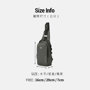 SPORTS BASIC SLING BAG M 中性 運動斜背包