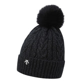 WOMENS SPORTS BASIC POMPOM DETACHABLE BEANIE 女士 毛帽