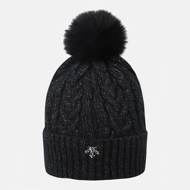 WOMENS SPORTS BASIC POMPOM DETACHABLE BEANIE 女士 毛帽