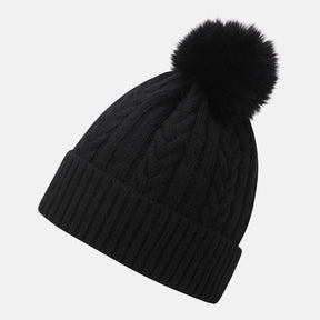 WOMENS SPORTS BASIC POMPOM DETACHABLE BEANIE 女士 毛帽