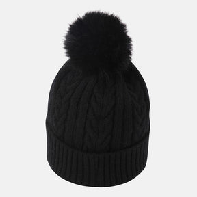 WOMENS SPORTS BASIC POMPOM DETACHABLE BEANIE 女士 毛帽