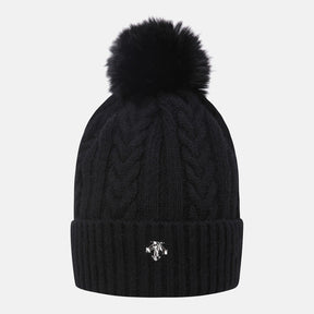 WOMENS SPORTS BASIC POMPOM DETACHABLE BEANIE 女士 毛帽