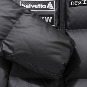 [SWISS SKI] MONOCHROME WAPPEN STAND NECK DOWN JACKET 男士 羽絨外套