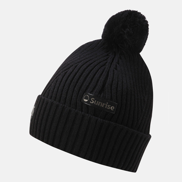 SWISS SNOW POMPOM BEANIE 中性 毛帽