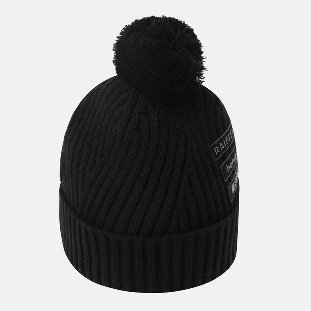 SWISS SNOW POMPOM BEANIE 中性 毛帽