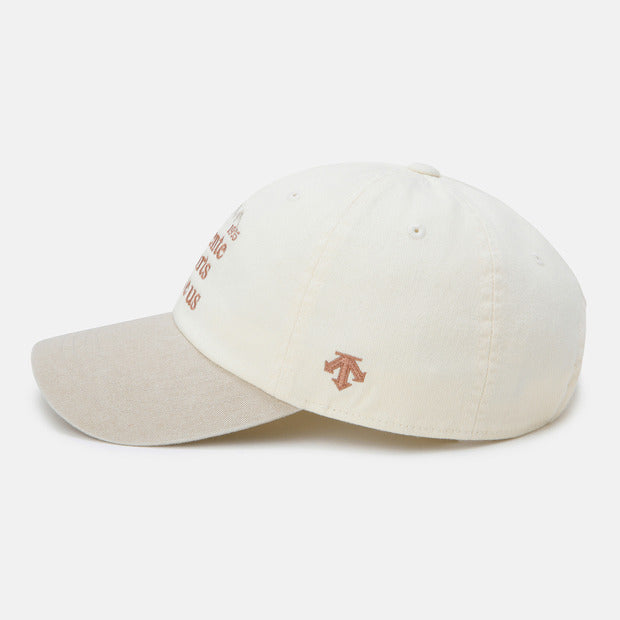 SPORTS BASIC WORDING COTTON BALLCAP  中性 運動帽