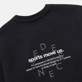 BACK GRAPHIC HEAVY SWEAT SWEATSHIRT 男士 運動長袖上衣