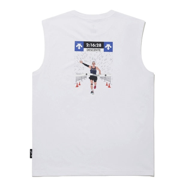 KIMJUNGYOUN BACK GRAPHIC COOLING SLEEVELESS 男士 休閒無袖背心