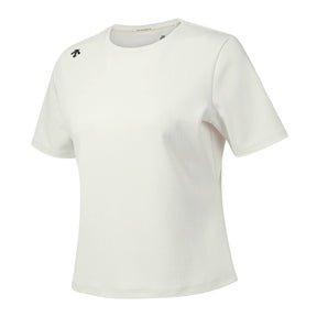 WOMEN'S RIBBED SHORT SLEEVE T-SHIRT 女士 運動上衣