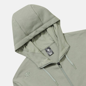 ECO-TERRY OVERFIT STAND NECK TRAINING HOOD ZIP-UP 女士 運動連帽外套