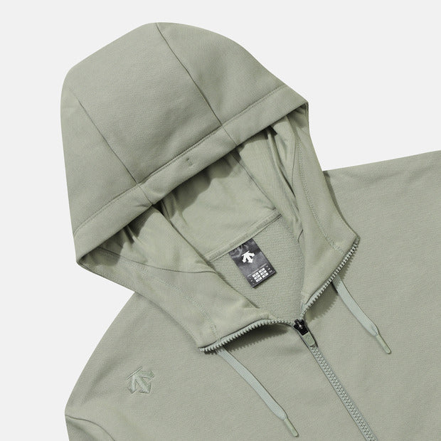 ECO-TERRY OVERFIT STAND NECK TRAINING HOOD ZIP-UP 女士 運動連帽外套