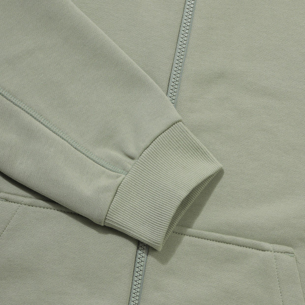 ECO-TERRY OVERFIT STAND NECK TRAINING HOOD ZIP-UP 女士 運動連帽外套