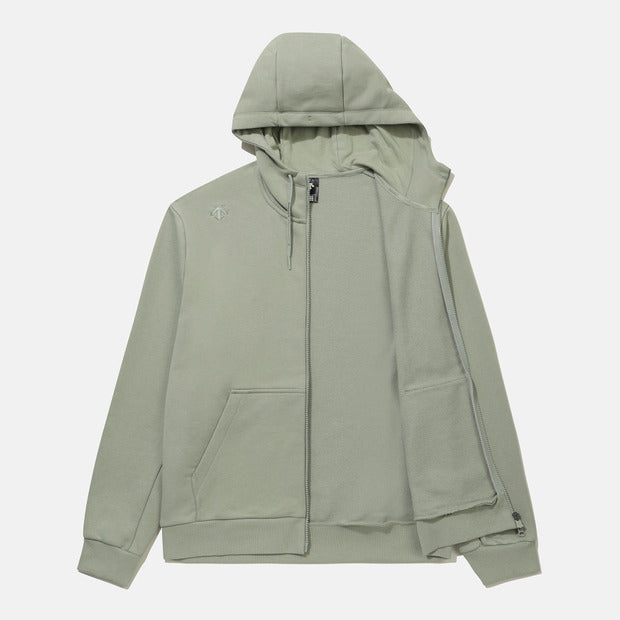 ECO-TERRY OVERFIT STAND NECK TRAINING HOOD ZIP-UP 女士 運動連帽外套