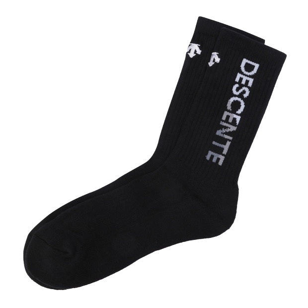 SPORTS BASIC VERTICAL WORDING CREW SOCKS 中性 運動襪