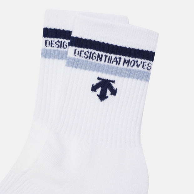SPORTS BASIC CREW SOCKS (3PACK) 中性 運動中筒襪（三雙裝）